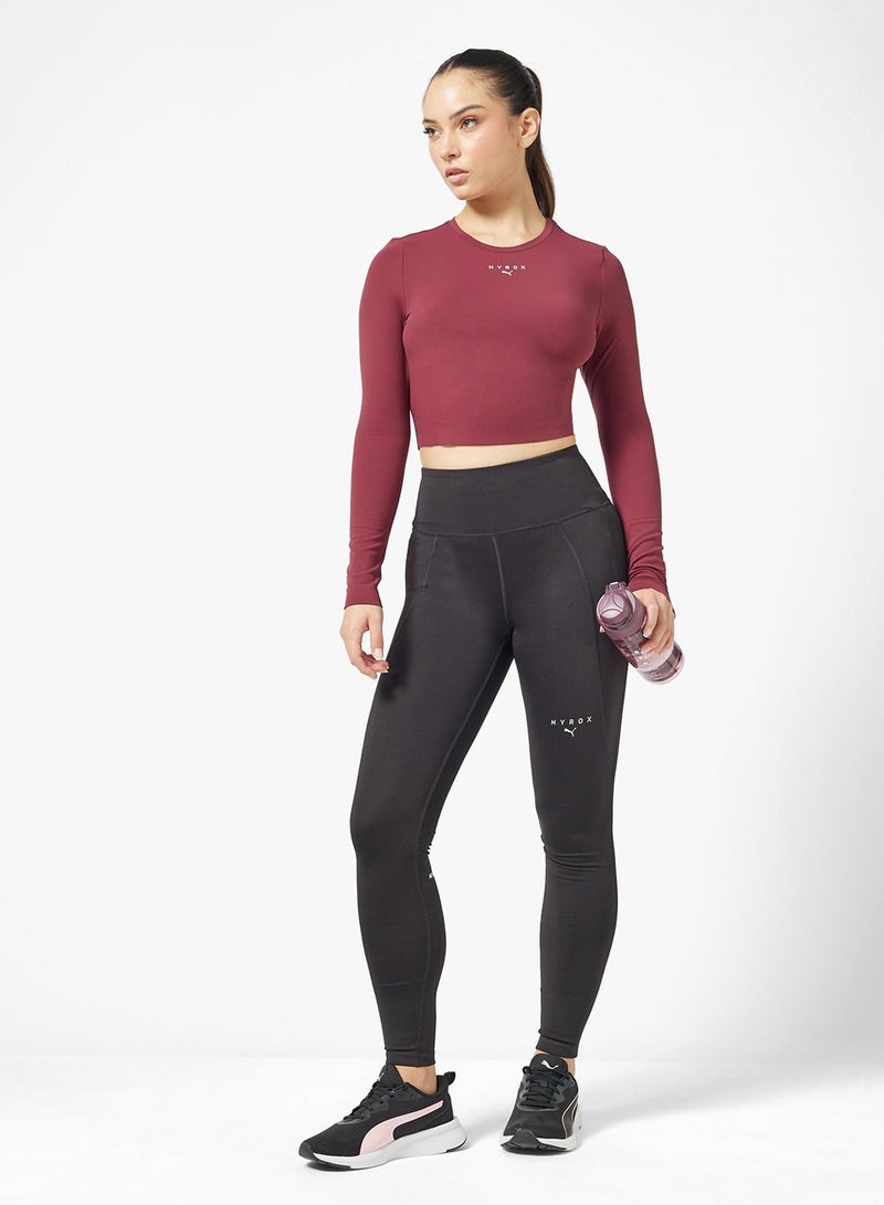 PUMA Hyrox Shapeluxe Cropped T-Shirt - Image 4